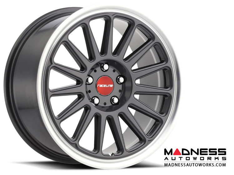 Jeep Custom Wheels (1) - Raceline - 315G - 18"x8.5" - Grip Gun Metal